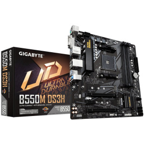 Gigabyte B550M DS3H  Socket AM4  AMD B550  4xDDR4  Micro-ATX  Moederbord