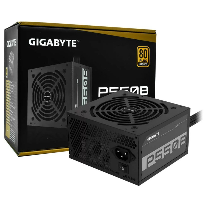 Gigabyte P550B  550W Bronze  204 Pin  ATX  Zwart  Voeding