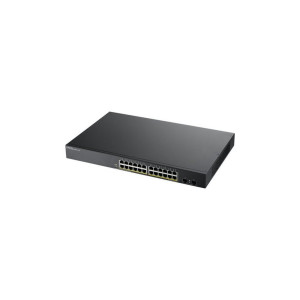 Zyxel GS1900-24HP  Managed Switch  24 Poorten  Gigabit Ethernet  PoE  1U  Zwart