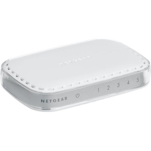 NETGEAR GS605-400PES  5-poorts Gigabit Unmanaged Switch  Plug  Play  Energiezuinig  Wit