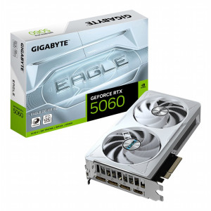 GIGABYTE GeForce RTX 5060 EAGLE OC ICE  8GB GDDR7  DLSS 4  Videokaart  Nvidia GPU