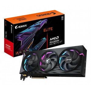 Gigabyte AORUS Radeon RX 9070 XT ELITE  16GB GDDR6 VRAM  Videokaart  GPU  AMD