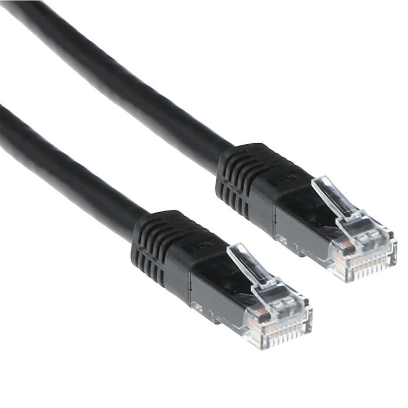 ACT UTP Cat 5E Patchkabel  20 m  RJ45  Zwart
