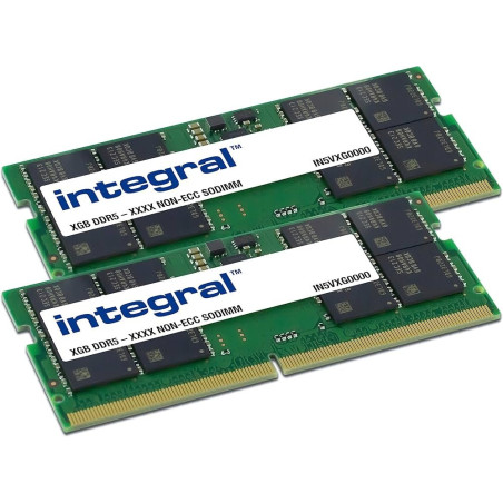 Integral IN5V16GNHRBXK2  32GB 216GB DDR5  SO-DIMM  CL40  Geheugenmodule  RAM