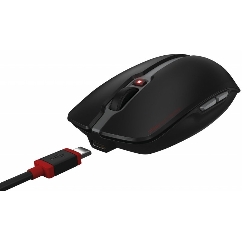 Cherry Stream Desktop Recharge  Draadloos Toetsenbord en Muis  Grijs  USB Receiver