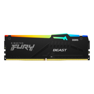 Kingston Fury Beast RGB  1x16GB DDR5  5200MHz  DIMM  CL40  Geheugenmodules  RAM