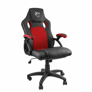 White Shark KINGS THRONE  Universele Gamestoel  Gestoffeerde Gevoerde Zitting  Zwart/Rood