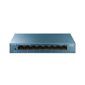 TP-Link LS108G  Unmanaged Switch  8 Poorten  Gigabit Ethernet (10/100/1000 Mbps)  Desktop