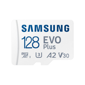 Samsung EVO Plus  MicroSDXC  128GB  Class 10  UHS-I U3  Betrouwbare Opslag