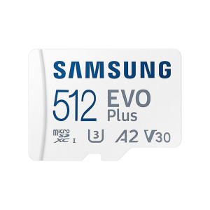 Samsung EVO Plus  MicroSDXC  512GB  Class 10  UHS-I U3