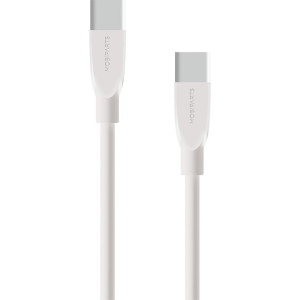 Mobiparts  USB-C naar USB-C Kabel  2A  1m  Wit (Bulk)