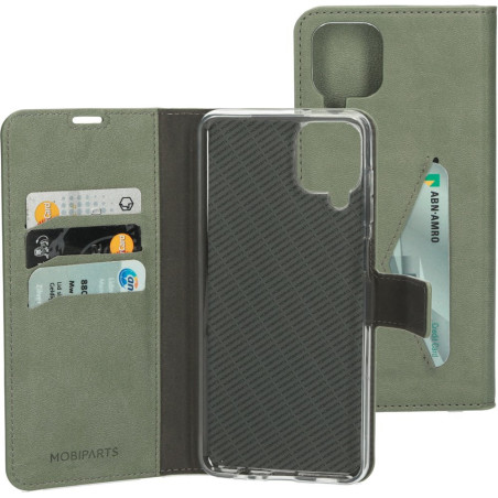 Mobiparts Classic Wallet Case  Samsung Galaxy A12 (2021)  Stone Green