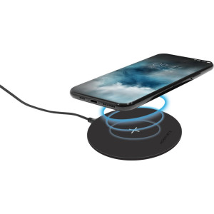 Mobiparts Wireless Quick Charger  Draadloze Oplader 15W Flat Qi  Zwart