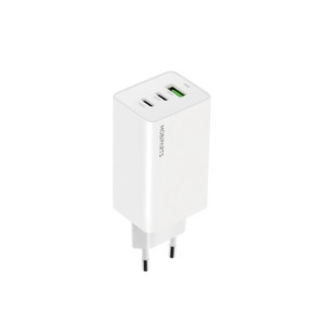 Mobiparts GaN Wall Charger  2x USB-C  3.0 USB-A QC 65W  Wit