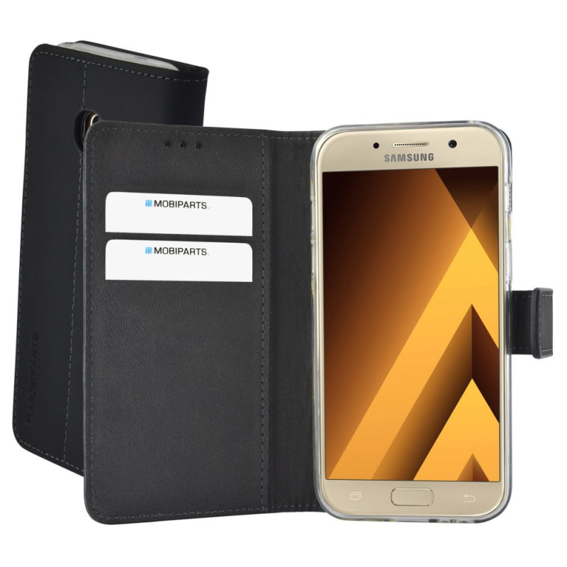 Mobiparts Premium Wallet TPU Case  Samsung Galaxy A3 (2017)  Zwart