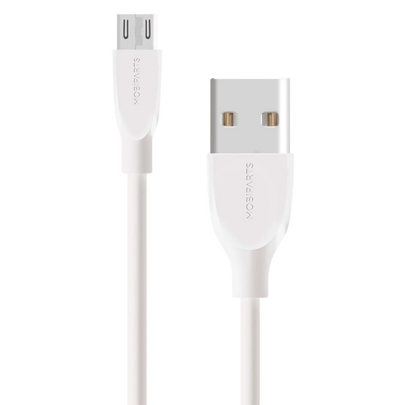 Mobiparts Micro USB naar USB  2A  2m  Wit