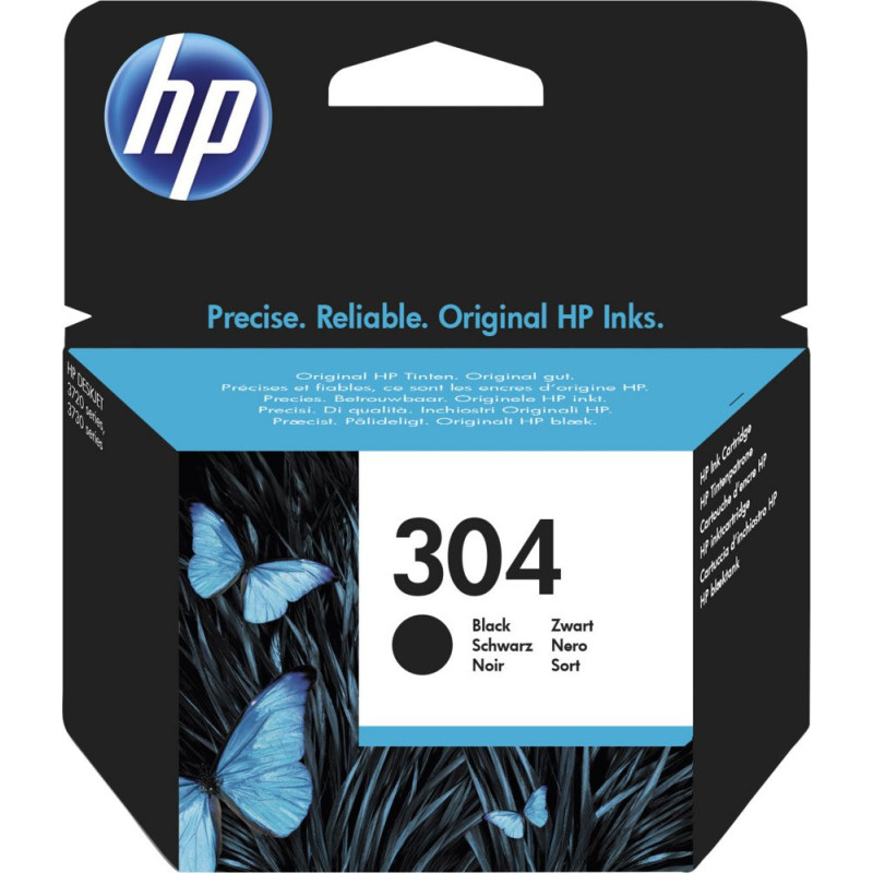 HP 304  Originele Zwarte Inktcartridge