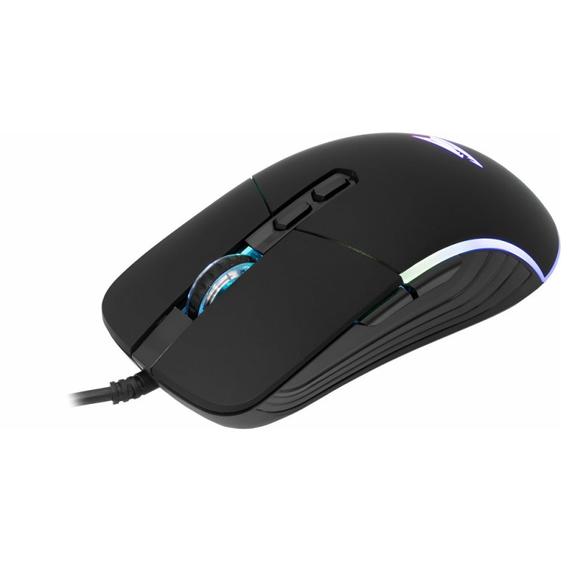 Baracuda NAUTILUS RGB  Bekabelde Gaming Muis  Rechtshandig  USB-A  12800 DPI  Zwart