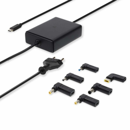 Nedis NBAU65110BK  Notebook adapter (GaN)  65 W  USB-C Power Delivery  Zwart