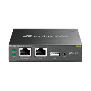 TP-Link Omada OC200 Cloud Controller  2x 10/100 Mbps Ethernet  PoE Voeding  Zwart
