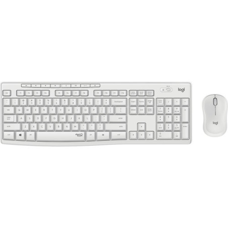 QWERTZ  Logitech MK295 Wit  Draadloze Muis en Toetsenbordcombo  QWERTZ
