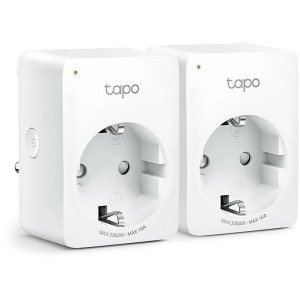 TP-Link Tapo P100  Mini Smart Wi-Fi Stopcontact  2990 W  Spraakbediening  Compact ontwerp  Wit