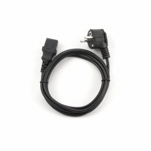 Gembird PC-186  18 m Stroomkabel  CEE 7/4 Male naar C14  Zwart  VDE-goedgekeurd