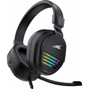 Baracuda PEARL RGB  On-Ear Gaming Headset 35mm en USB  Zwart