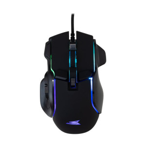 Baracuda PIRANHA RGB  Bedrade Gaming Muis  USB-A  7200 DPI  Zwart
