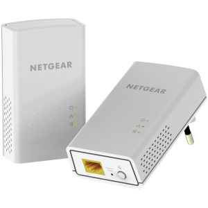 NETGEAR Powerline 1000  Powerline Adapter  1000 Mbps  1x Gigabit Ethernet  Wi-Fi N300  Wit