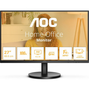 AOC Q27B3CF2  27  2560x1440 Quad HD IPS  100Hz  1ms MPRT  Ingebouwde Speakers  USB-C 65W Power Delivery