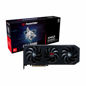 Powercolor Hellhound AMD Radeon RX 9070 XT  16GB GDDR6 VRAM  Videokaart  GPU  AMD