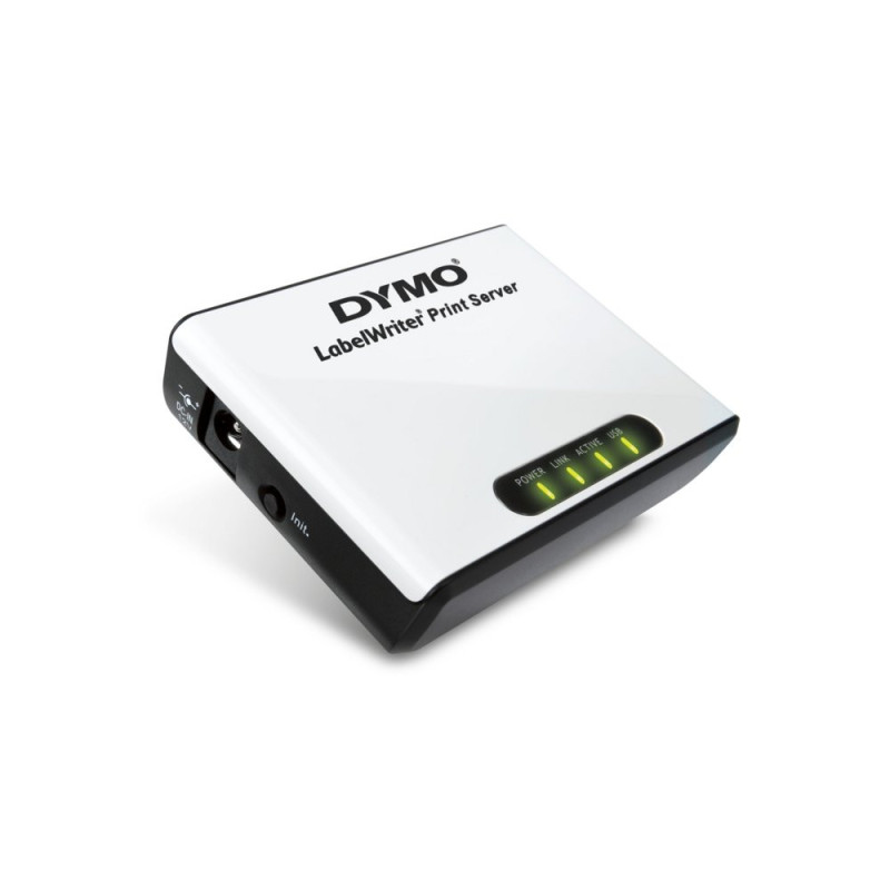 DYMO Print Server  1x Ethernet  100 Mbps  Voor netwerkprinterdeling  Compact ontwerp