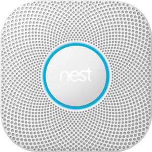 Google Nest Protect  Slimme Rook- en Koolmonoxidemelder  Batterijgevoed