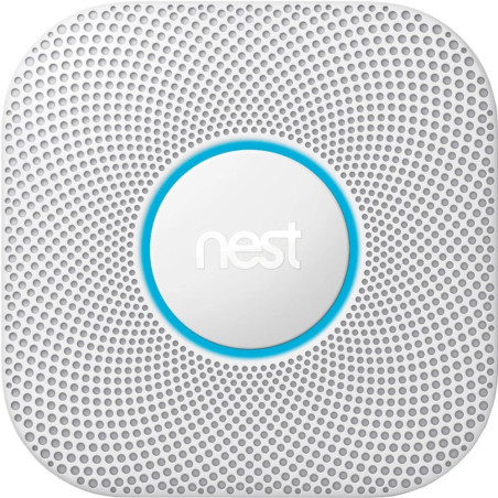 Google Nest Protect  Slimme Rook- en Koolmonoxidemelder  Batterijgevoed