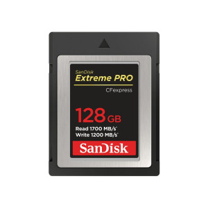 SanDisk Extreme PRO  CFexpress Type B  128GB  Tot 1700MB/s lezen  Tot 1200MB/s schrijven  Betrouwbare Opslag