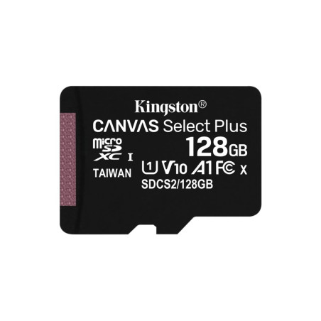 Kingston Canvas Select Plus  MicroSDXC  128GB  Class 10  UHS-I U1