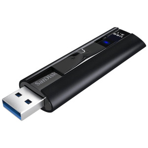 SanDisk Extreme Pro  256GB USB-A 3.2 Flash Drive  Zwart