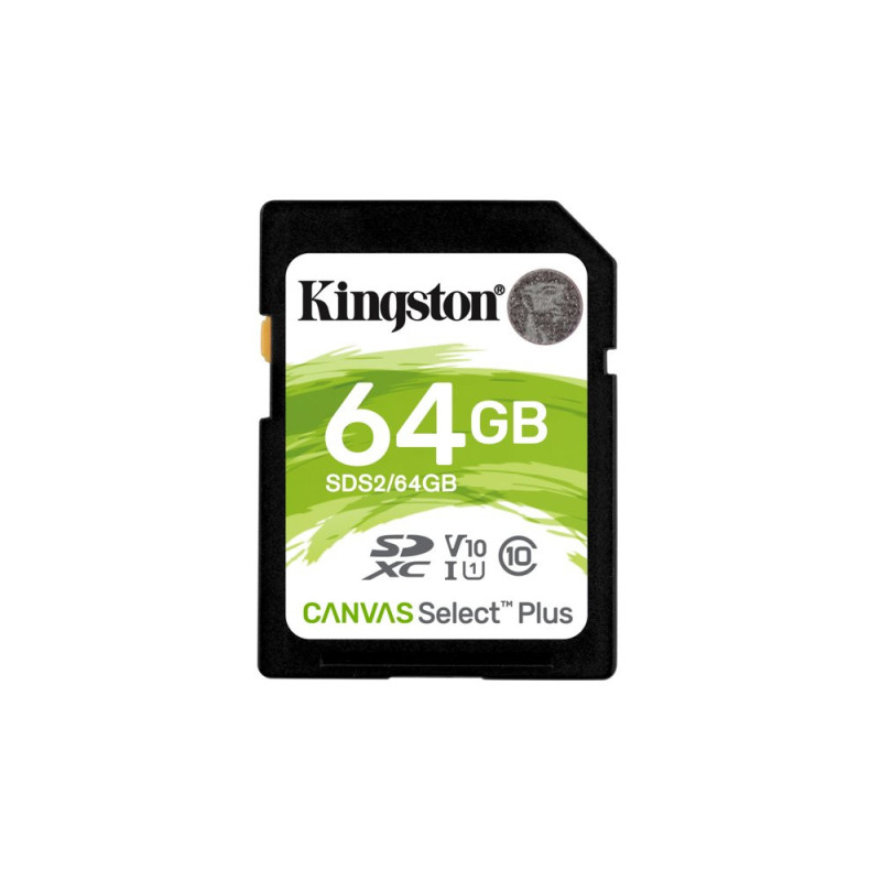 Kingston Canvas Select Plus  SDXC  64GB  Class 10  UHS-I U1