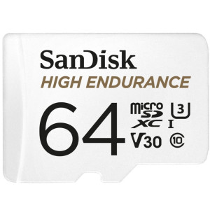 SanDisk High Endurance  MicroSDXC  64GB  Class 10  UHS-I U3