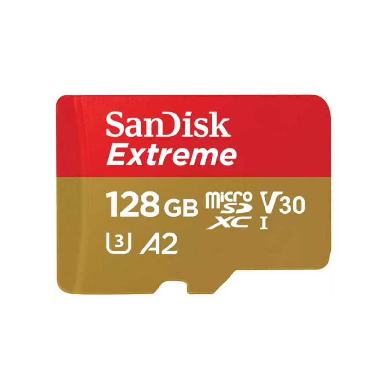 SanDisk Extreme  MicroSDXC  128GB  Class 10  UHS-I U3