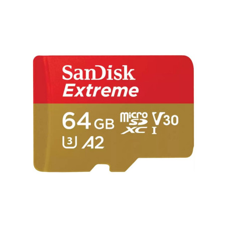 SanDisk Extreme  MicroSDXC  64GB  Class 10  UHS-I U3