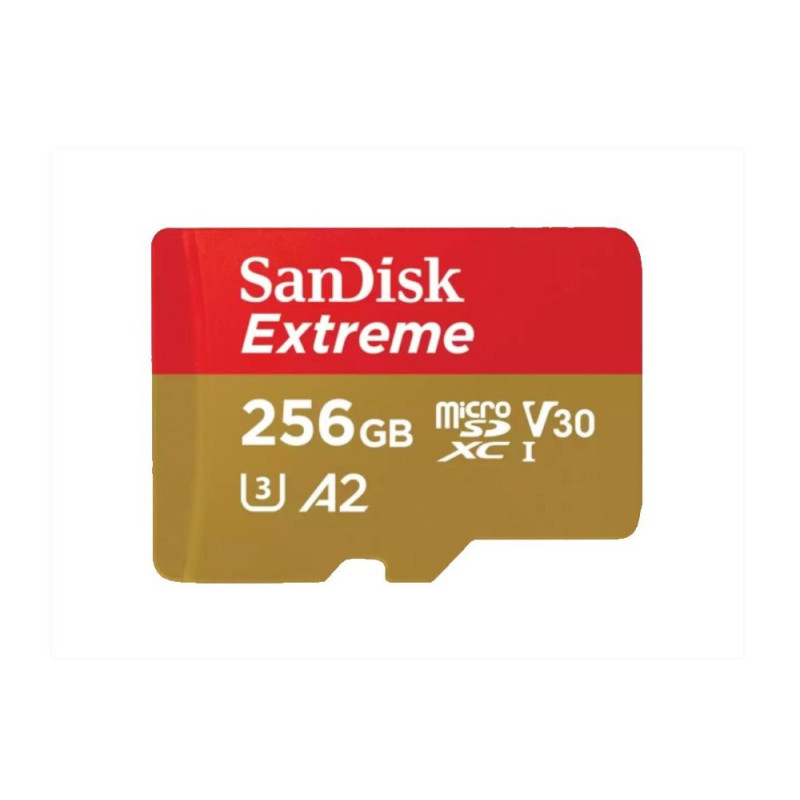 SanDisk Extreme  MicroSDXC  256GB  Class 10  UHS-I U3