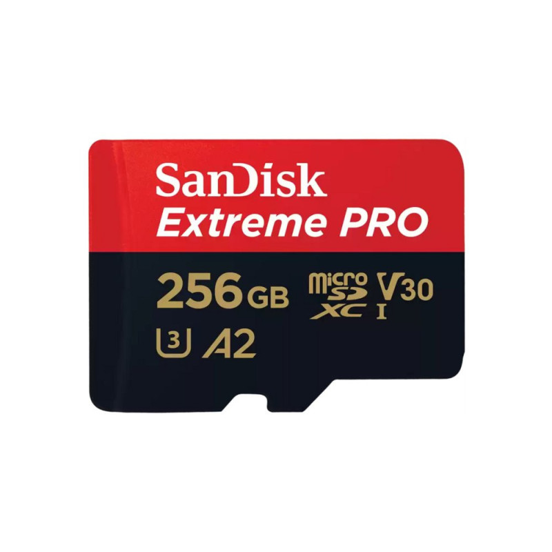 SanDisk Extreme PRO  MicroSDXC  256GB  Class 10  UHS-I U3