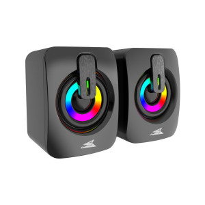 Baracuda SEASHELL Rainbow  2.0 Stereo Luidsprekerset USB  2x3000mW  Zwart