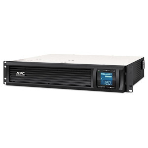 APC Smart-UPS SMC1000I-2UC  1000 VA / 600 W  2U Rackmount  4x IEC C13 Stopcontacten  AVR Spanningsregeling  LCD-scherm  S