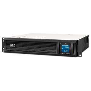 APC Smart-UPS C SMC1500I-2UC  1500 VA / 900 W  2U Rackmount  4x IEC C13 Stopcontacten  Zuivere Sinusgolf  AVR Spanningsreg