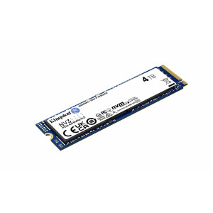 Kingston NV3  4TB NVMe SSD  M.2  Gen4  6.000MB/s Lezen  5.000MB/s Schrijven