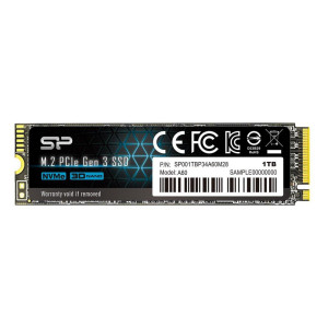 Silicon Power A60  1TB NVMe SSD  M.2 Gen3  2.200MB/s Lezen  1.600MB/s Schrijven