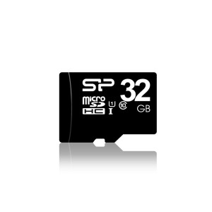 Silicon Power Elite  MicroSDHC  32GB  Class 10  UHS-I U1  Inclusief SD-adapter  Zwart
